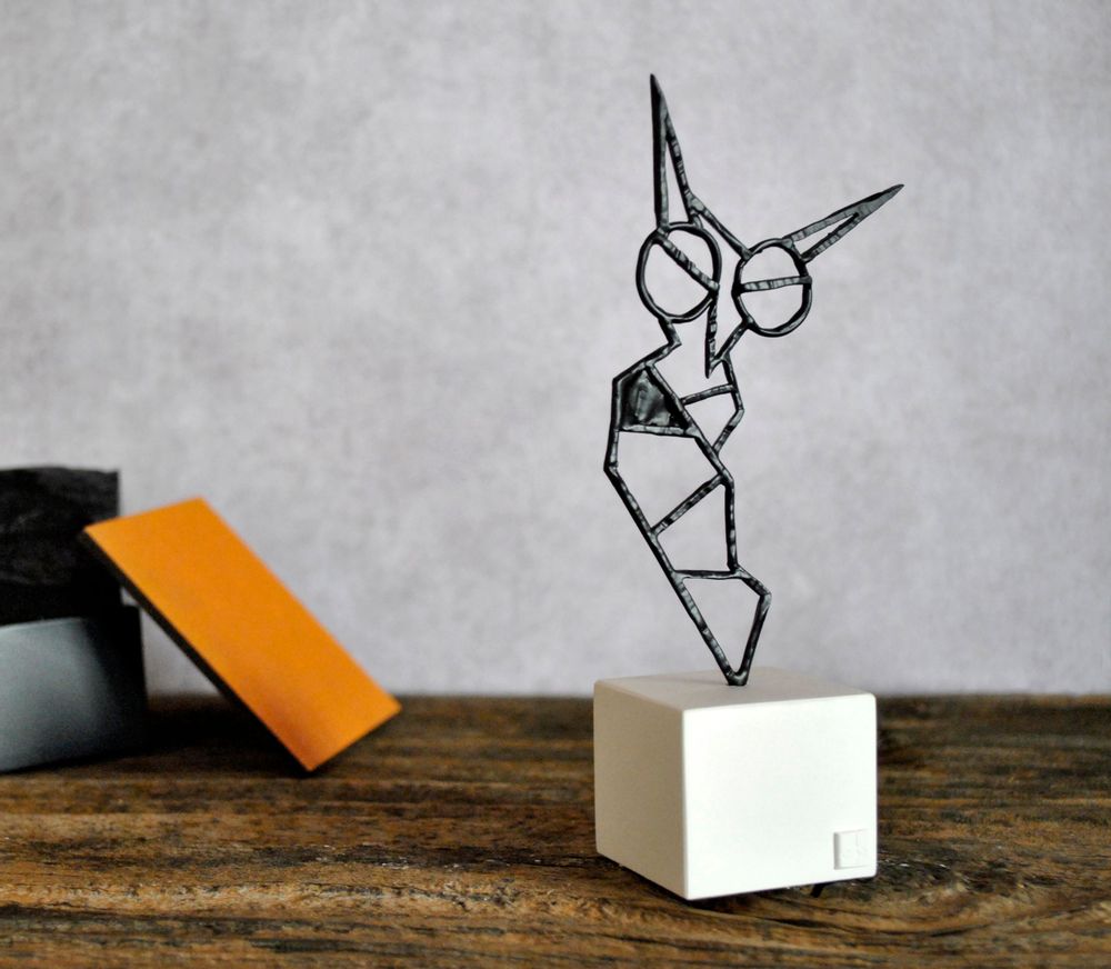 Sculptures, statuettes et miniatures - Statuette en bronze Chouette d'Athéna - MATTER.