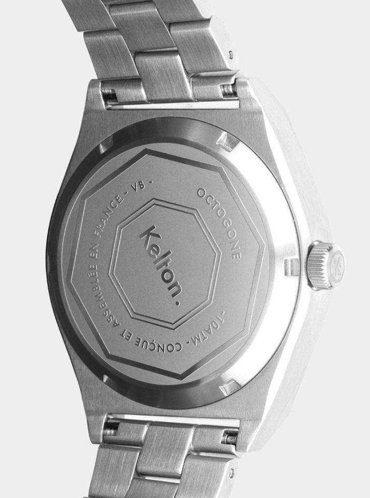 Montres et horlogerie - Montre Octogone silver nato kaki - KELTON