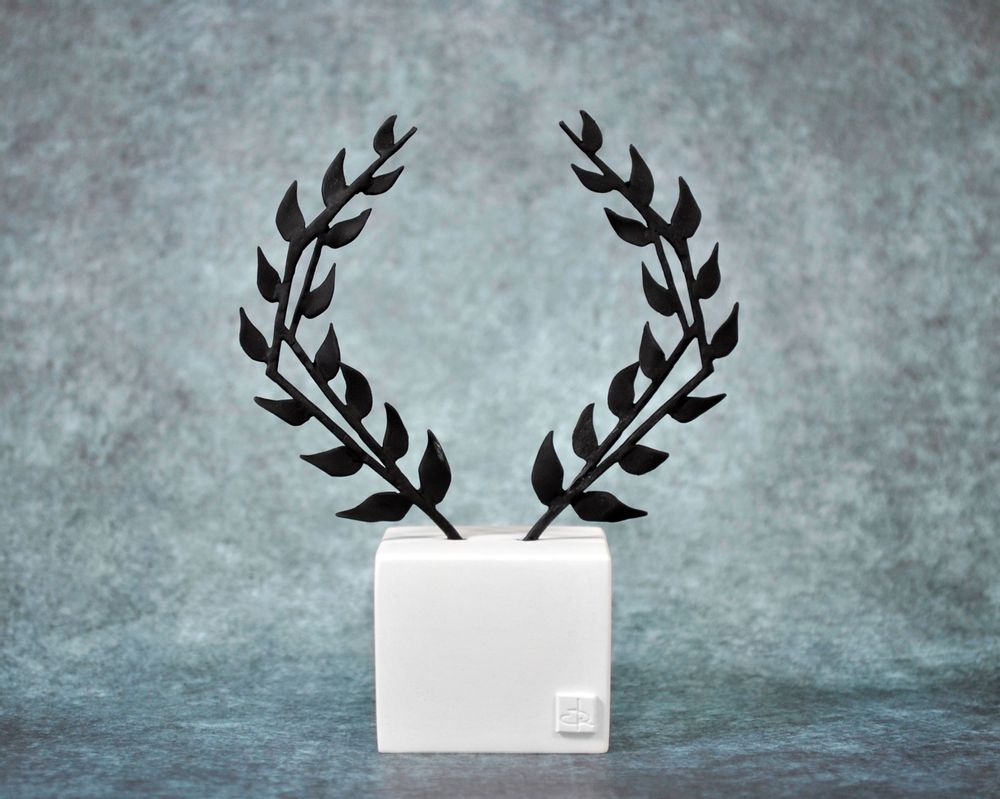 Sculptures, statuettes and miniatures - Bronze Statuette Wreath - MATTER.