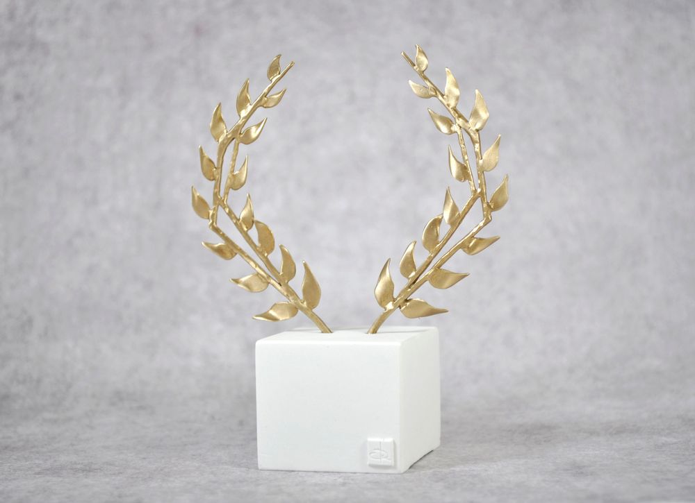 Sculptures, statuettes and miniatures - Bronze Statuette Wreath - MATTER.