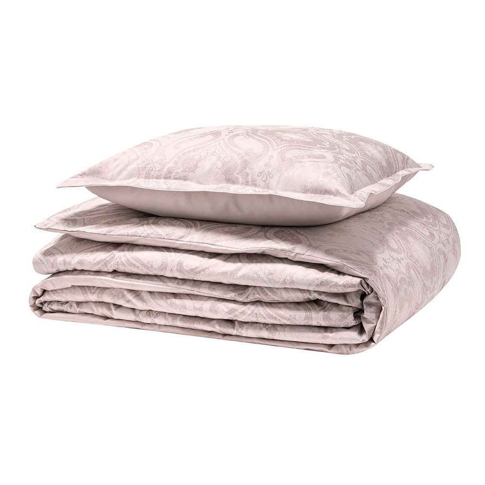Linge de lit - Shalimar Rosée - Parure de lit en satin de coton bio - ALEXANDRE TURPAULT