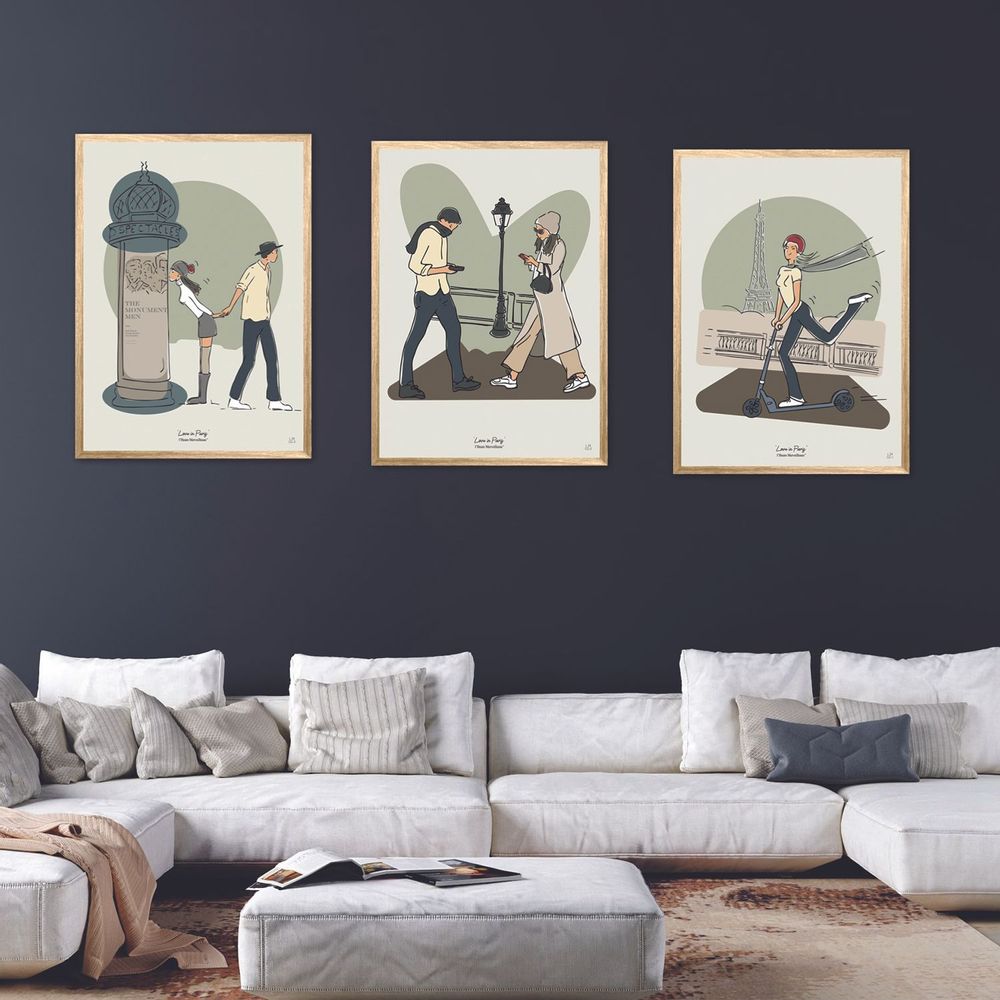 Poster - Love in Paris Collection - L'HEURE MERVEILLEUSE