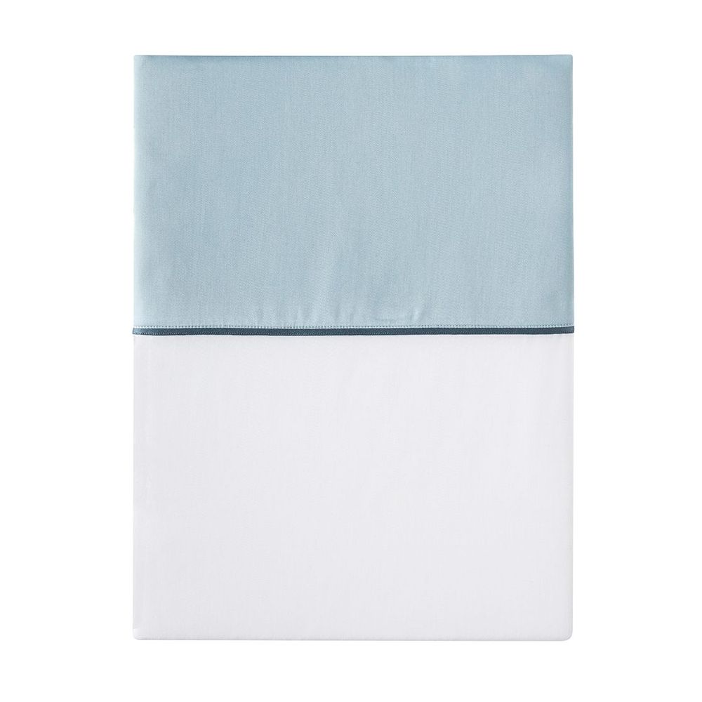 Linge de lit - Nobel Baltique / Blanc / Marine - Parure de lit personnalisable - ALEXANDRE TURPAULT