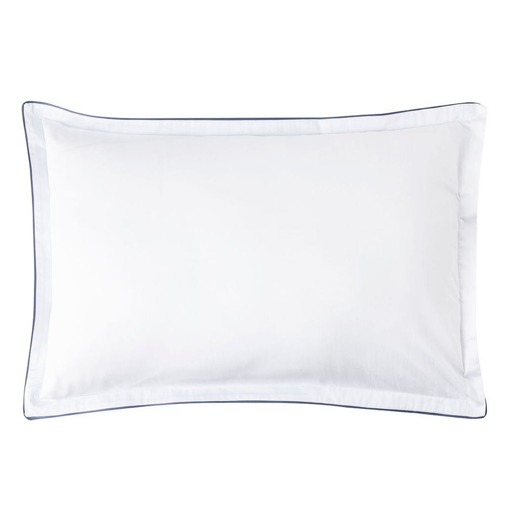 Linge de lit - Nobel Baltique / Blanc / Marine - Parure de lit personnalisable - ALEXANDRE TURPAULT