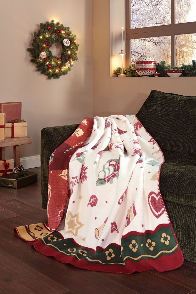 Plaids - Villeroy & Boch couvertures de noel & coussin. - BIEDERLACK