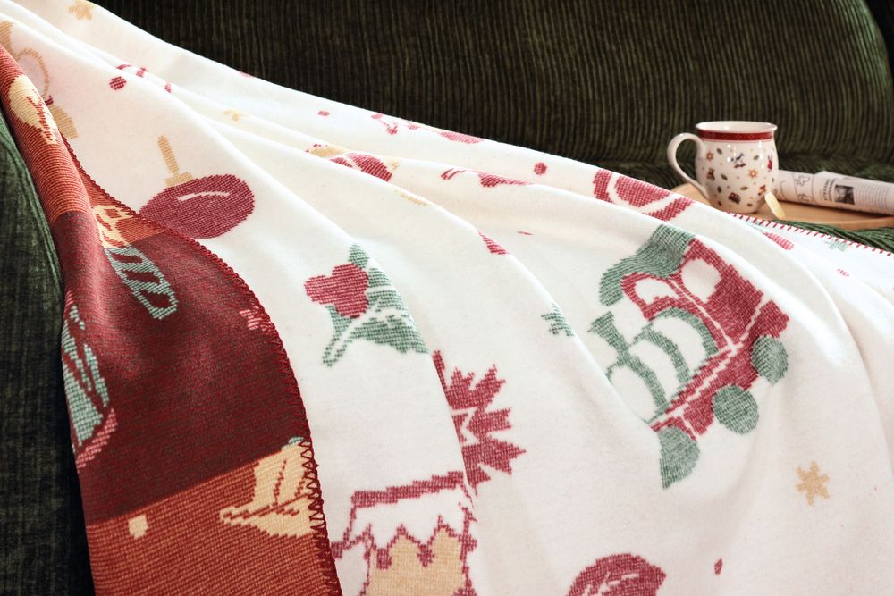 Plaids - Villeroy & Boch couvertures de noel & coussin. - BIEDERLACK