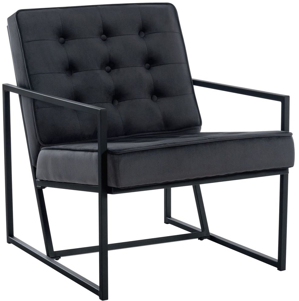 Armchairs - Avon Velvet Lounge Chair - VIBORR