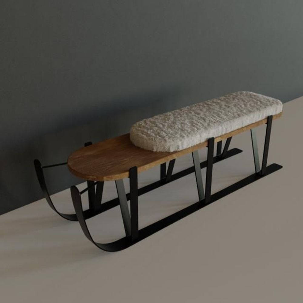 Benches - SLEDGE BENCH - MAISON BENOÎT MALTIER