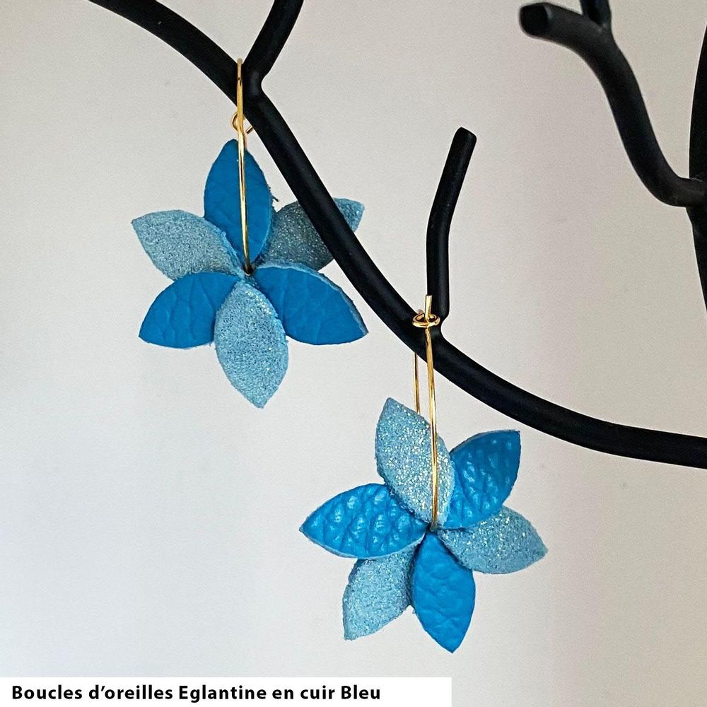 Bijoux - Boucles d’Oreilles Églantine - LA CARTABLIÈRE