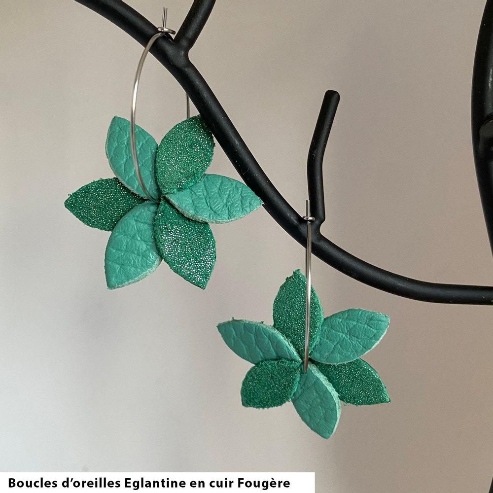 Bijoux - Boucles d’Oreilles Églantine - LA CARTABLIÈRE