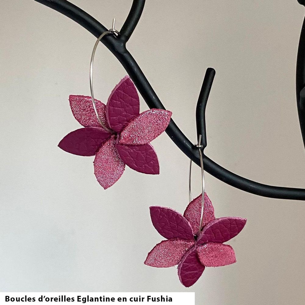 Bijoux - Boucles d’Oreilles Églantine - LA CARTABLIÈRE