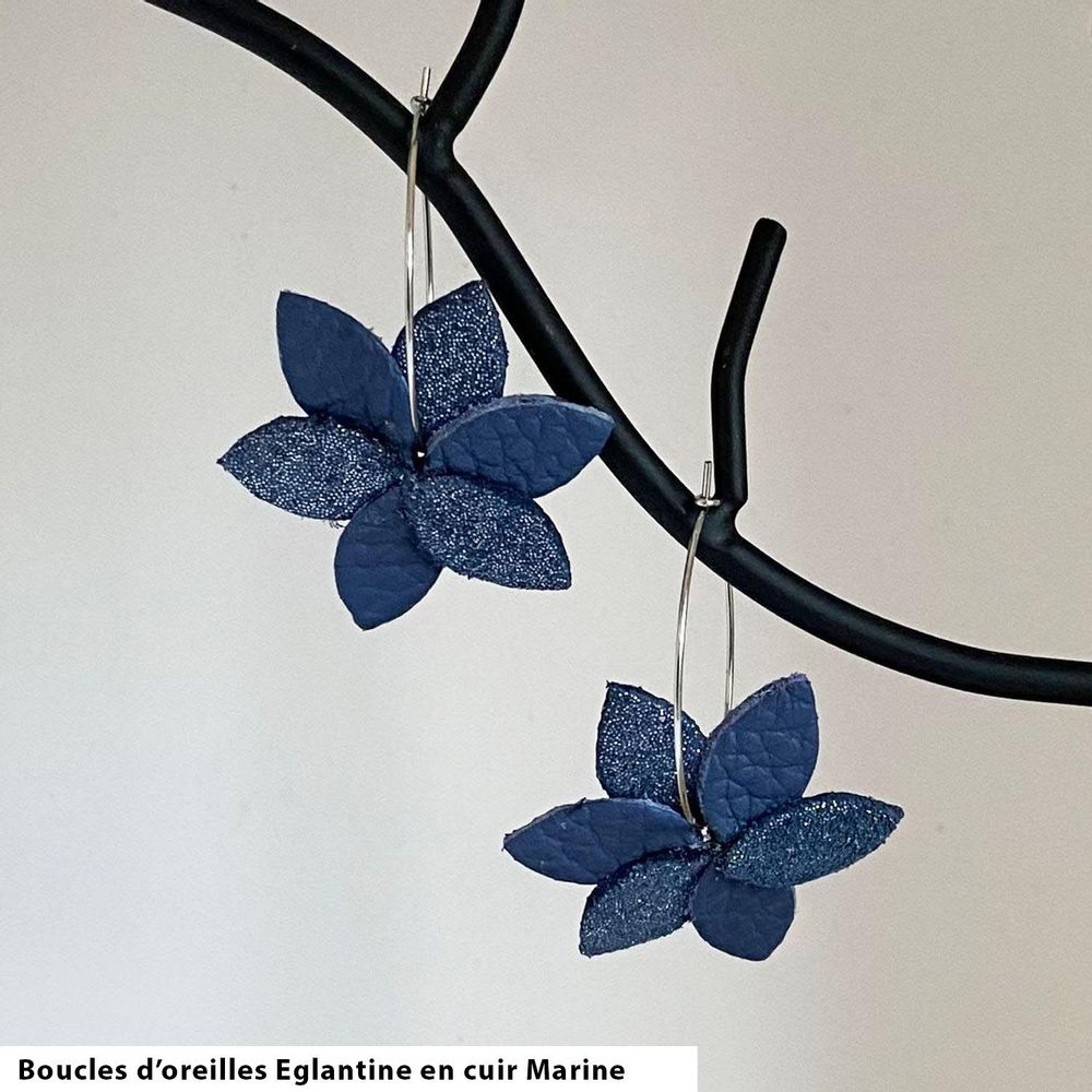 Bijoux - Boucles d’Oreilles Églantine - LA CARTABLIÈRE