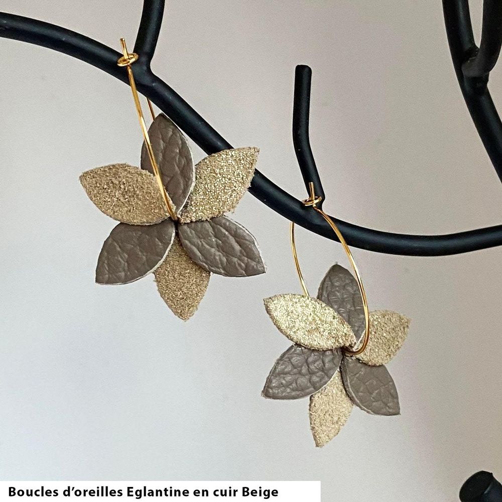 Bijoux - Boucles d’Oreilles Églantine - LA CARTABLIÈRE