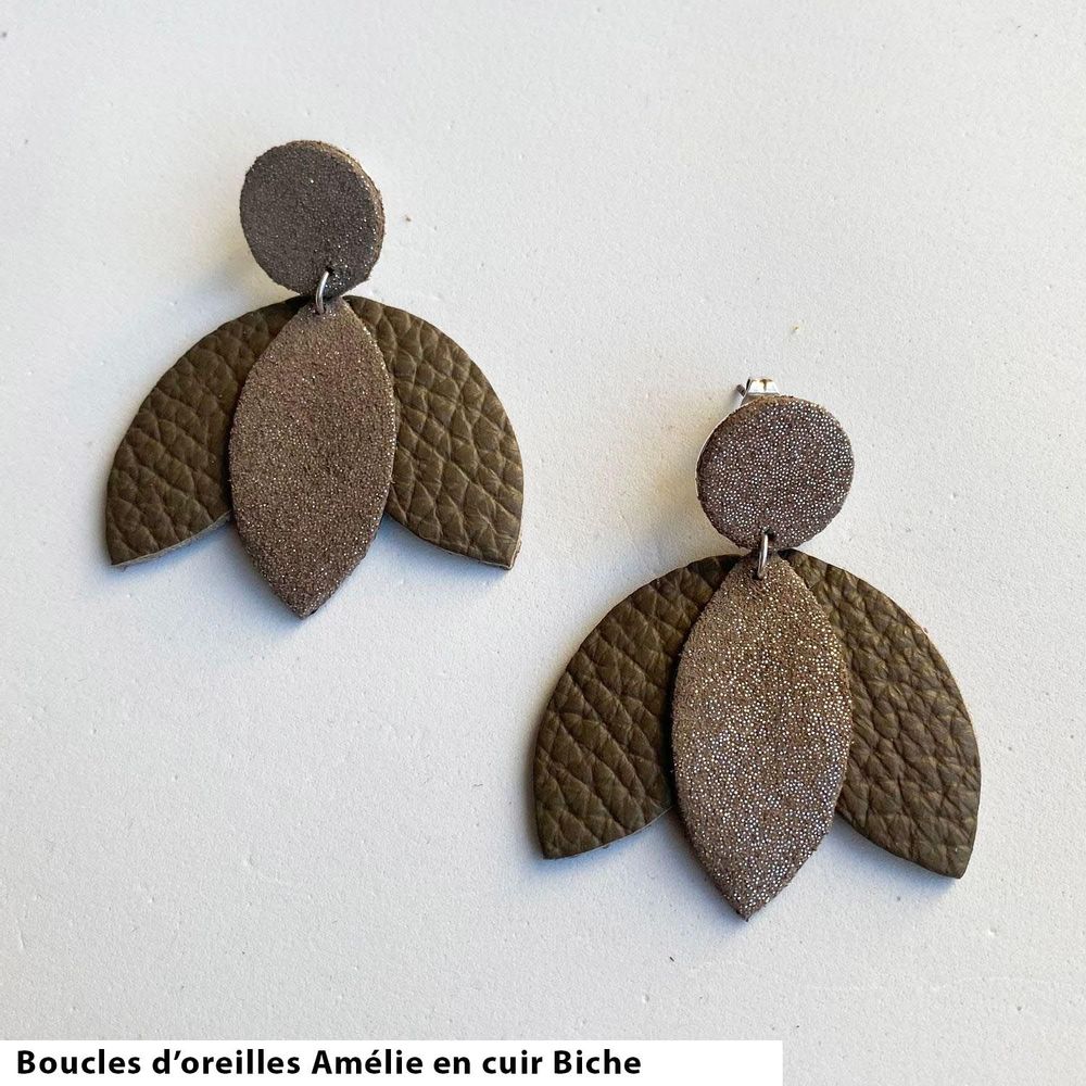 Jewelry - Amelie earrings - LA CARTABLIÈRE
