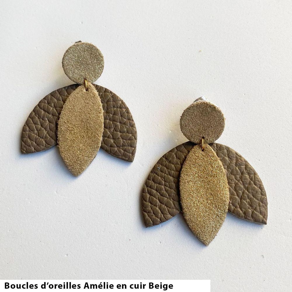 Jewelry - Amelie earrings - LA CARTABLIÈRE