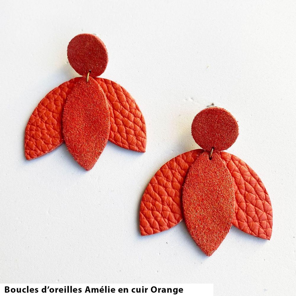 Jewelry - Amelie earrings - LA CARTABLIÈRE
