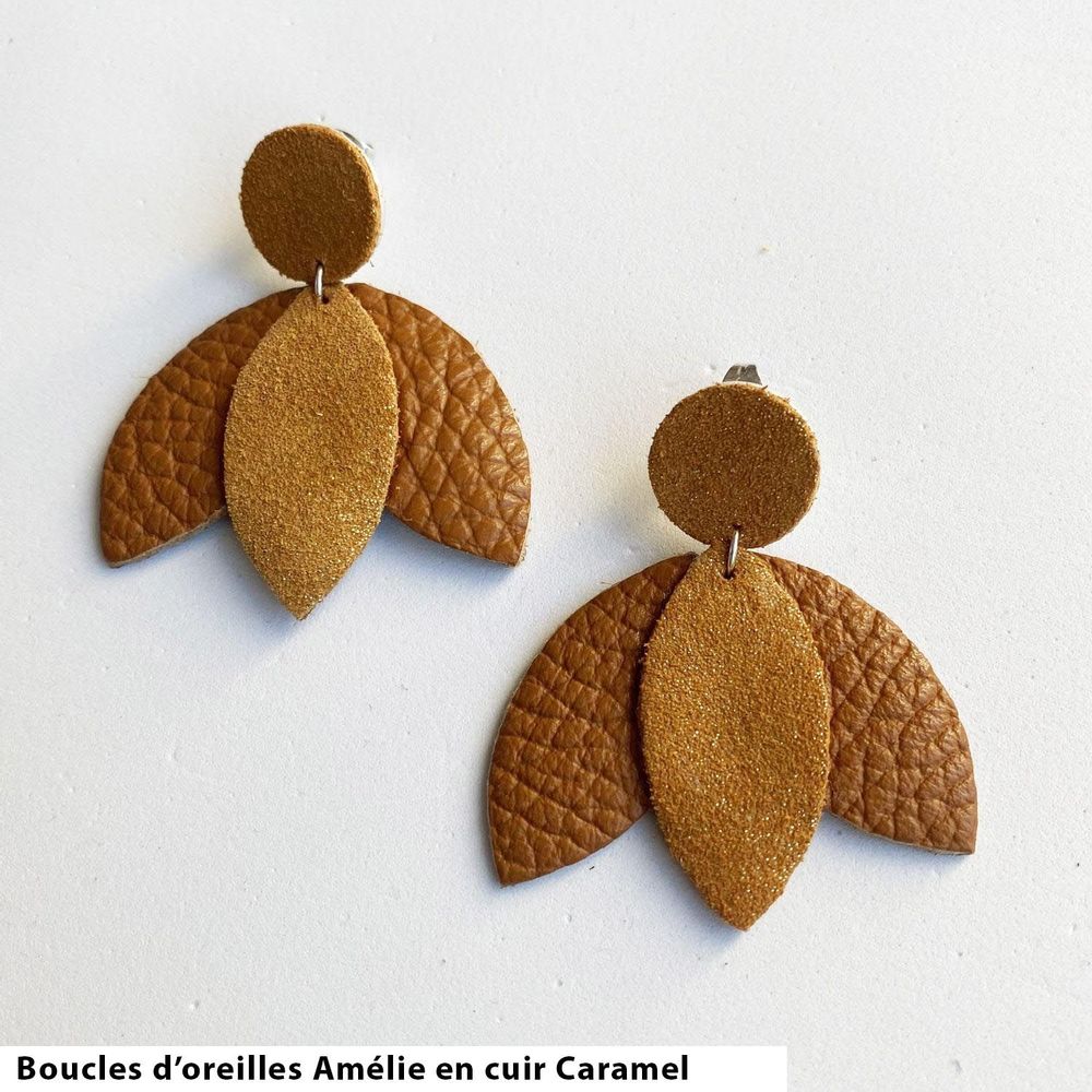 Jewelry - Amelie earrings - LA CARTABLIÈRE