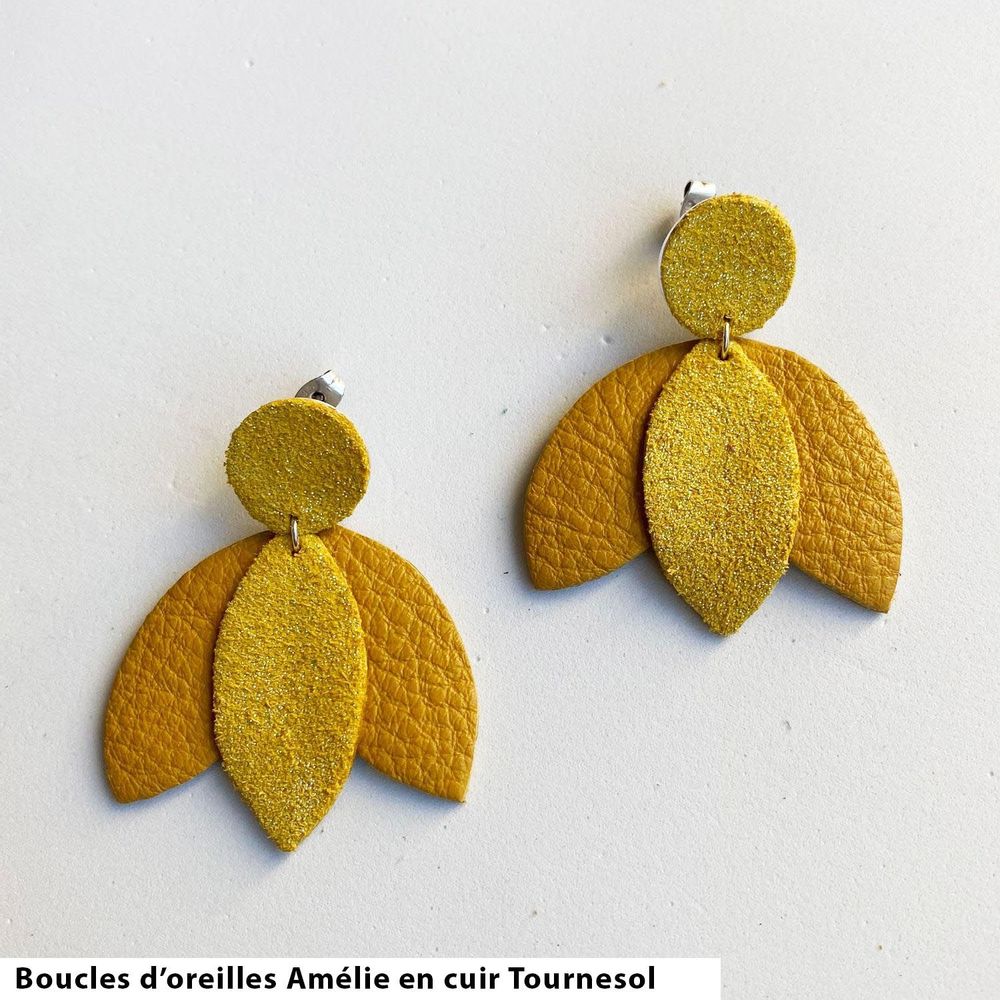 Jewelry - Amelie earrings - LA CARTABLIÈRE