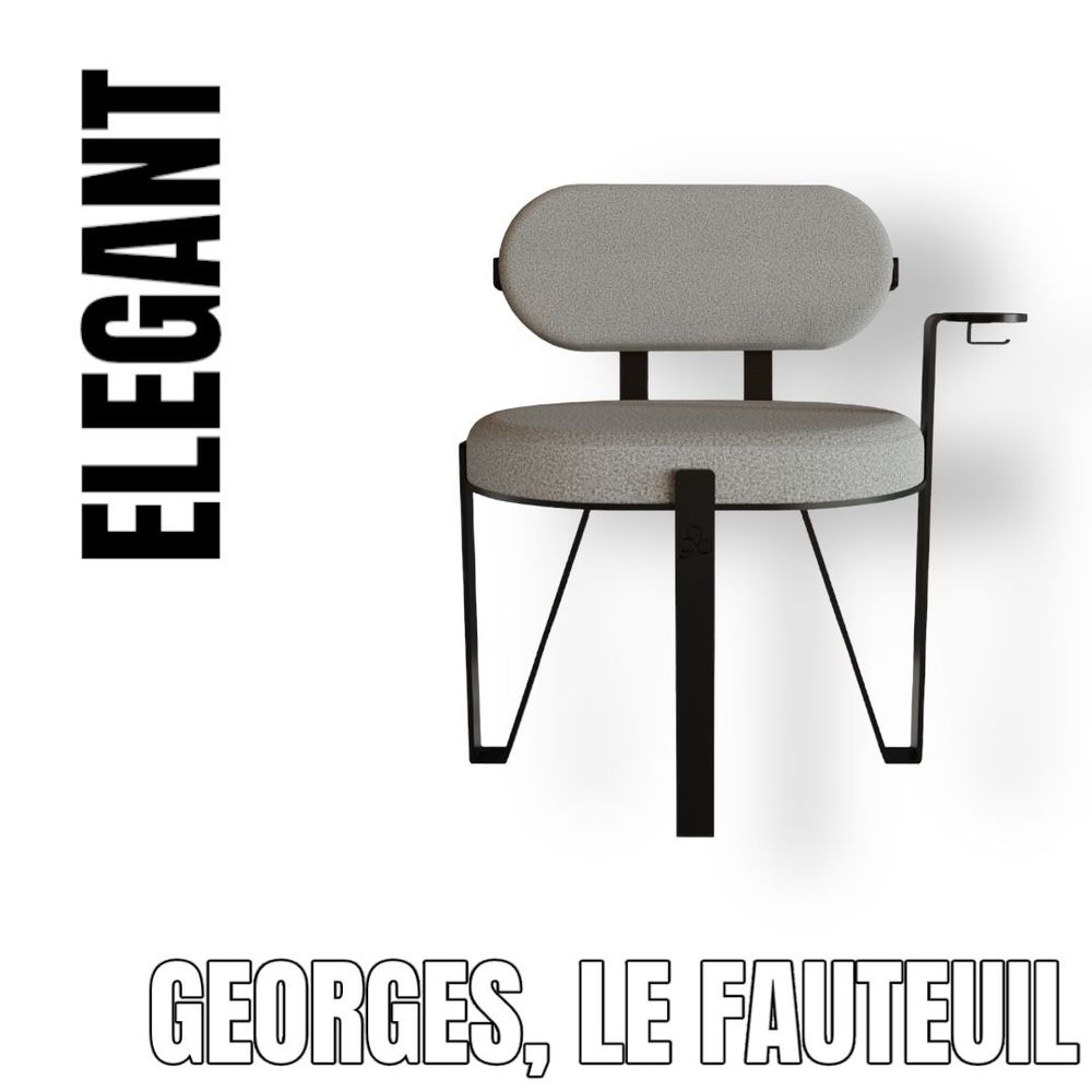 Armchairs - 1 SEATER ARMCHAIR - MAISON BENOÎT MALTIER