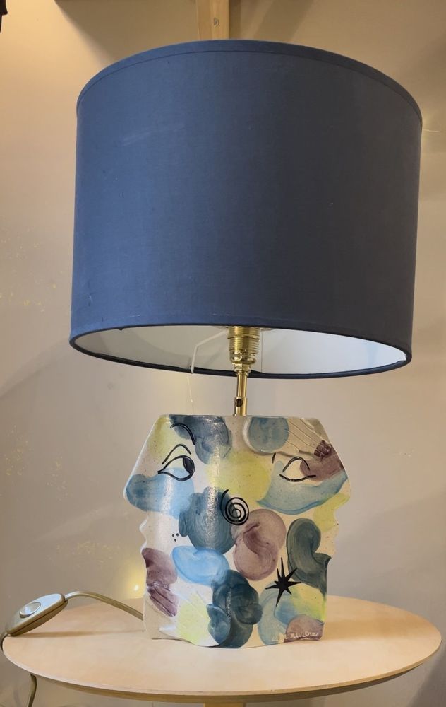 Ceramic - Openwork clay lamp / Ceramic totem-vase / Various objects between art and decoration - ALICE RIVIÈRE