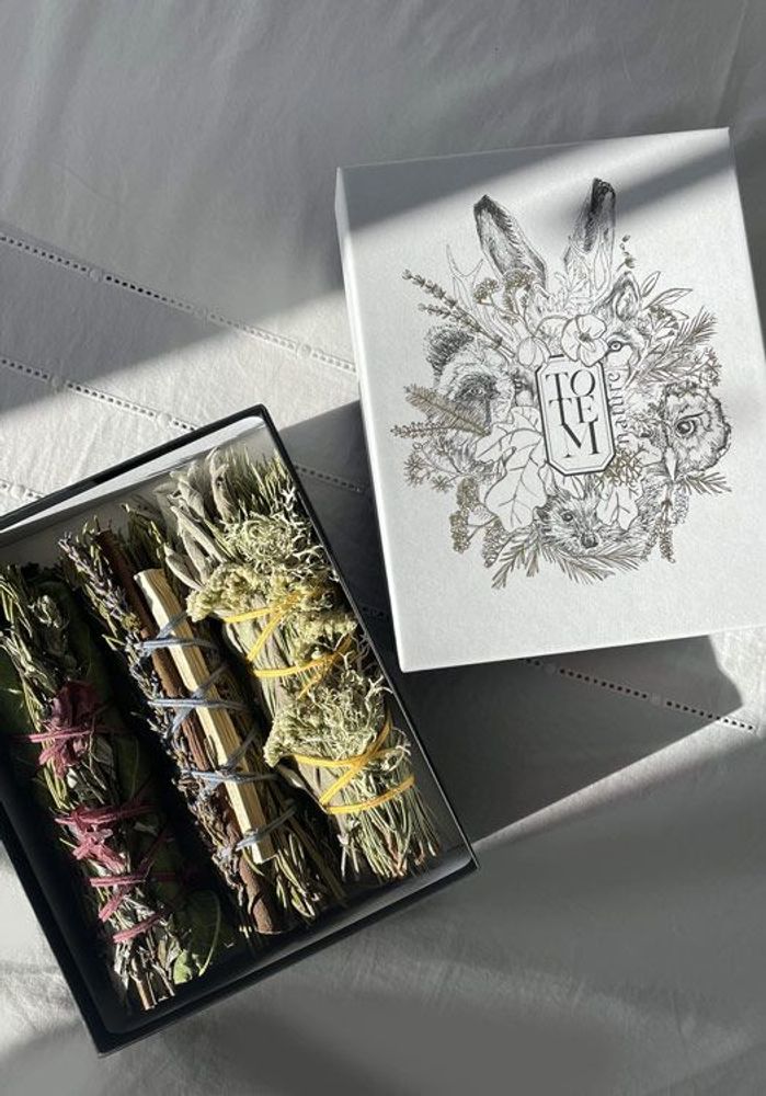 Design objects - BOX OF 3 FUMIGATION BUNCHES - AWAKENING - - TOTEM NATURE - ENCENS ET FUMIGATION