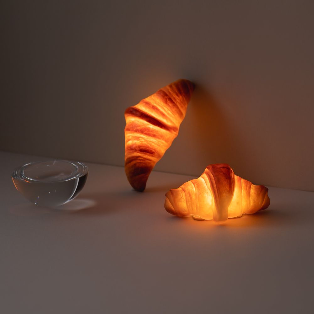 Gifts - PAMPSHADE -croissant bread lamp - - PAMPSHADE BY YUKIKO MORITA