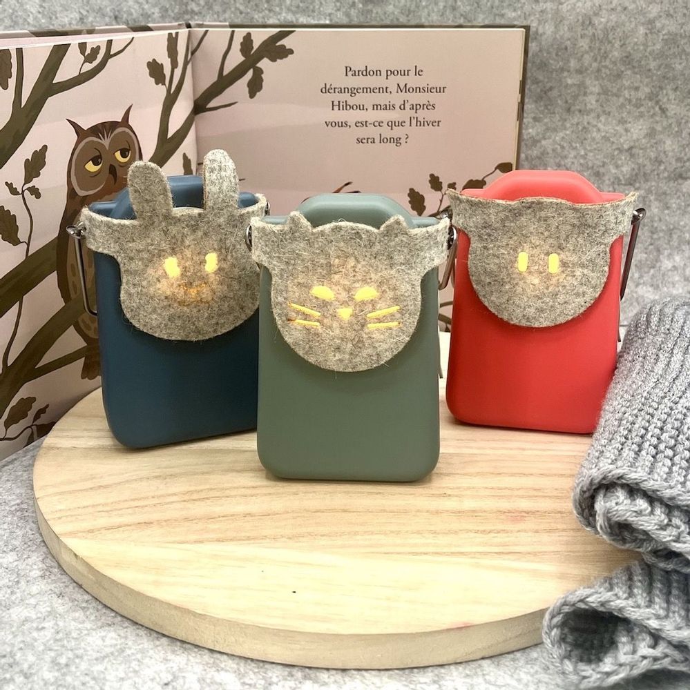 Wireless lamps - Box Nomadic lamp KIVALA - Red - MAISON POLOCHON