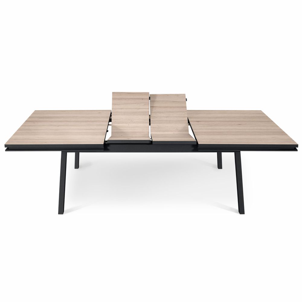 Dining Tables - Designer and extendable table in solid oak, 180 cm x 100 cm - MON PETIT MEUBLE FRANÇAIS