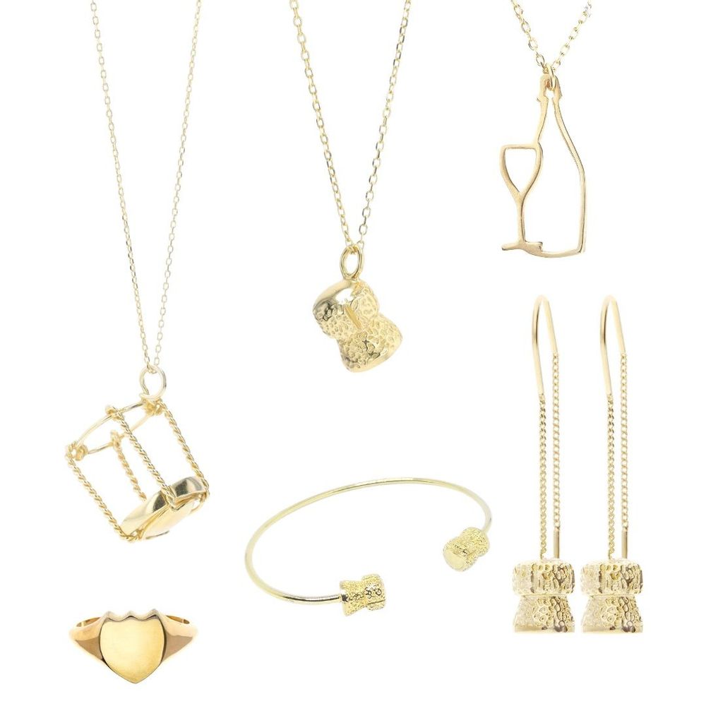 Cadeaux - Le Bouchon Boucles d'oreilles - CHAMPAGNE EVERY DAY