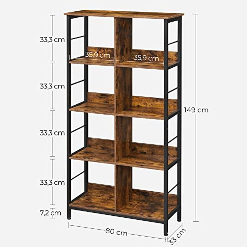 Bookshelves - Luca 8-box library - VIBORR
