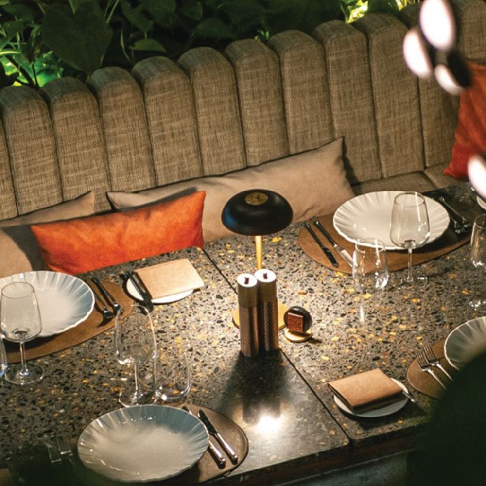 Wireless lamps - Cordless lamp BOLACHA Bronze - HISLE