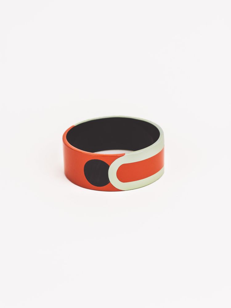Bijoux - Bracelet Thésée en corne et laque bicolore - L INDOCHINEUR X RIVÊT