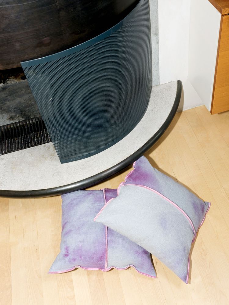 Fabric cushions - Cushion made of Discarded Textiles - JUSLIN MAUNULA