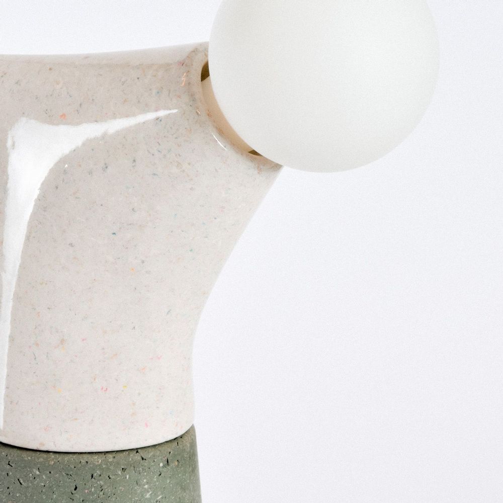 Design objects - NODA I lamp (recycled paper) - MANUFACTURE XXI