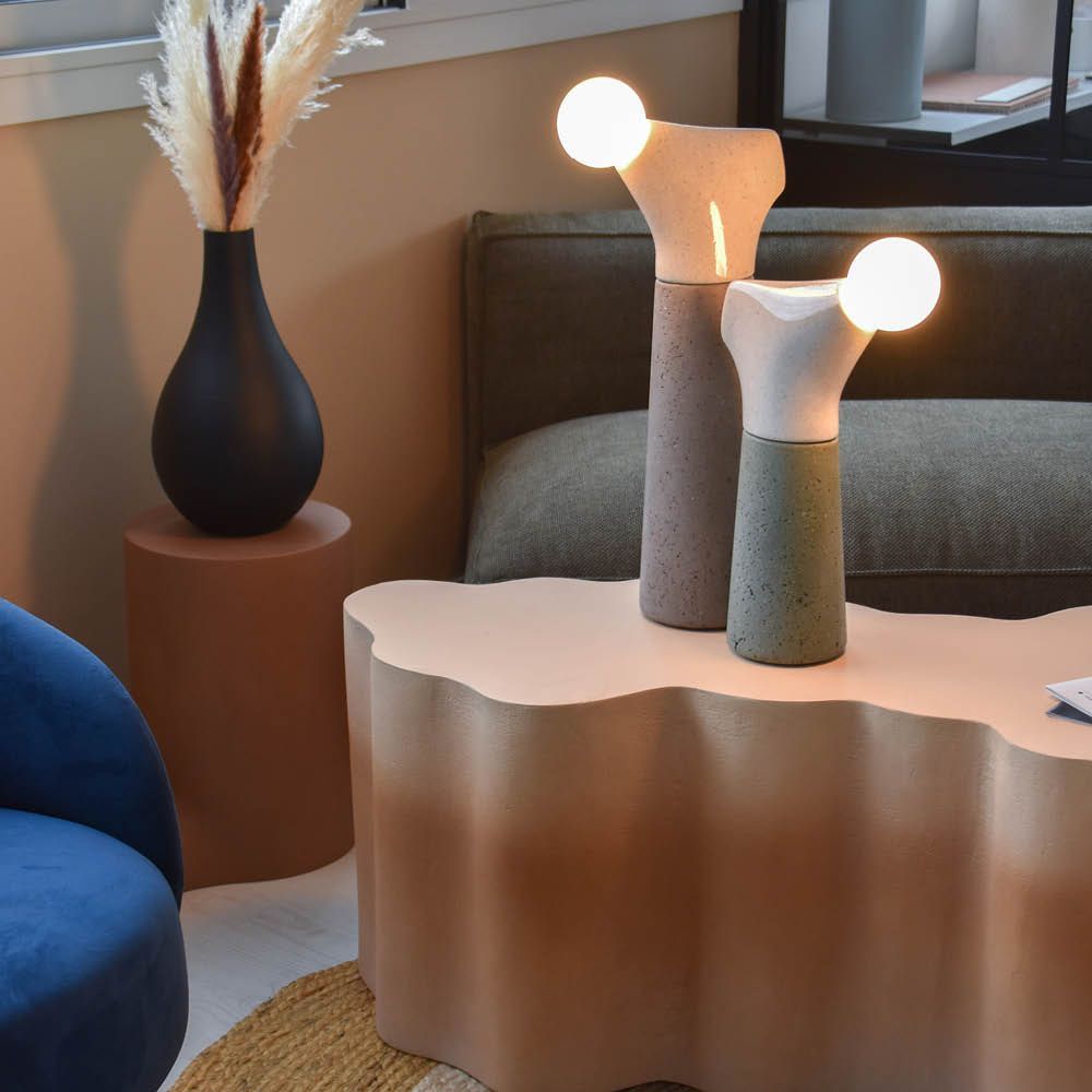 Design objects - NODA I lamp (recycled paper) - MANUFACTURE XXI