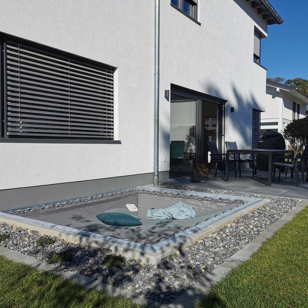 Benches for hospitalities & contracts - Sunbed Deck Net - LOFTNETS