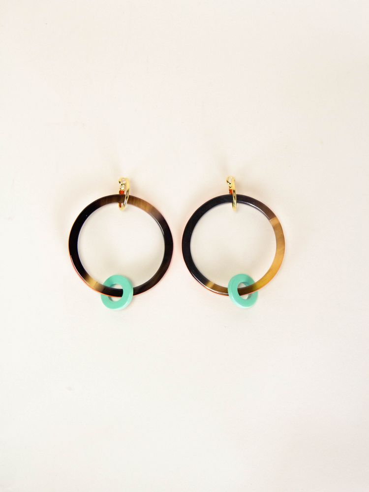 Jewelry - Large and small lacquered hoop earrings - L INDOCHINEUR X RIVÊT
