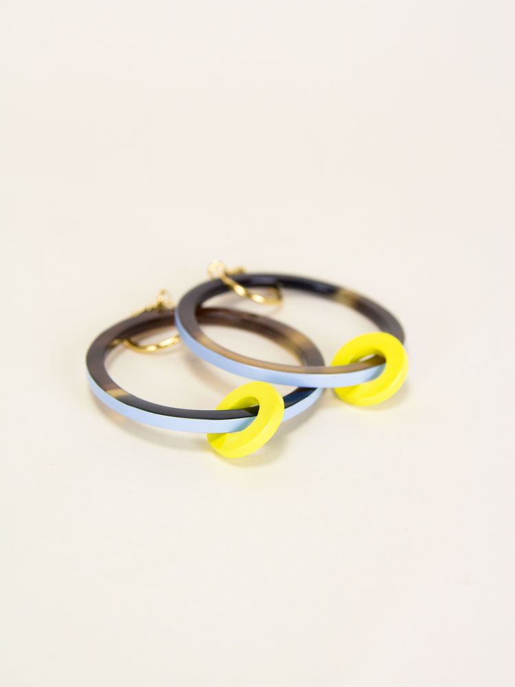 Jewelry - Large and small lacquered hoop earrings - L INDOCHINEUR X RIVÊT