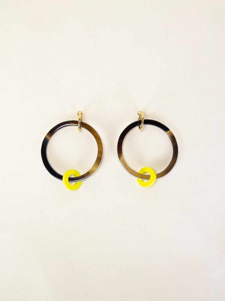 Jewelry - Large and small lacquered hoop earrings - L INDOCHINEUR X RIVÊT