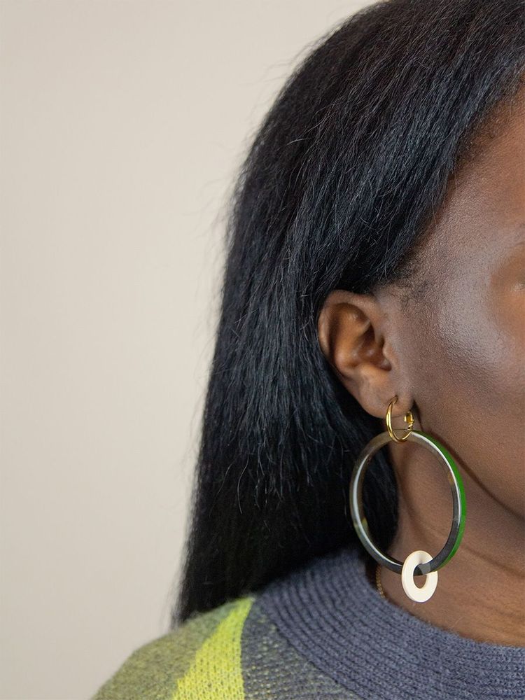 Jewelry - Large and small lacquered hoop earrings - L INDOCHINEUR X RIVÊT
