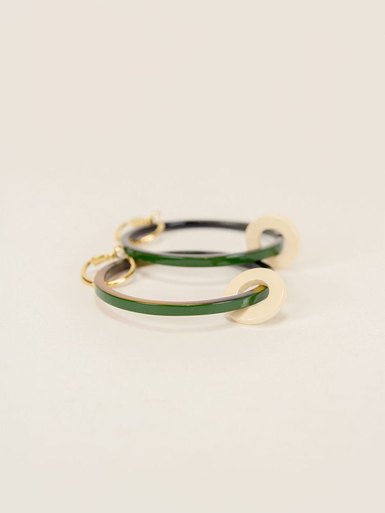 Jewelry - Large and small lacquered hoop earrings - L INDOCHINEUR X RIVÊT