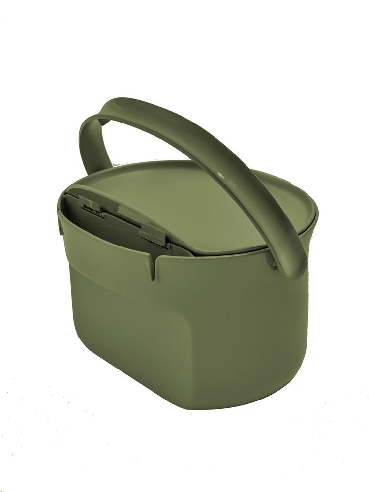 Cadeaux - Poubelle de cuisine - ORGANKO DAILY (olive) - PLASTIKA SKAZA - EXCEEDING EXPECTATIONS