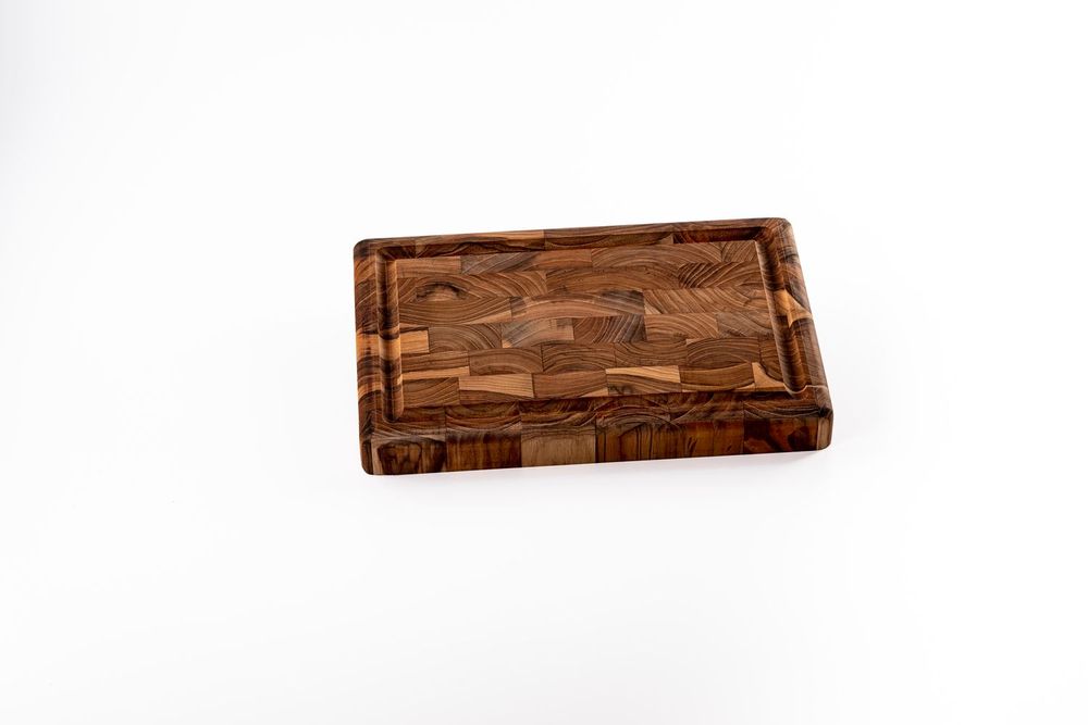 Kitchen utensils - End Grain Teak cutting board - STOLF