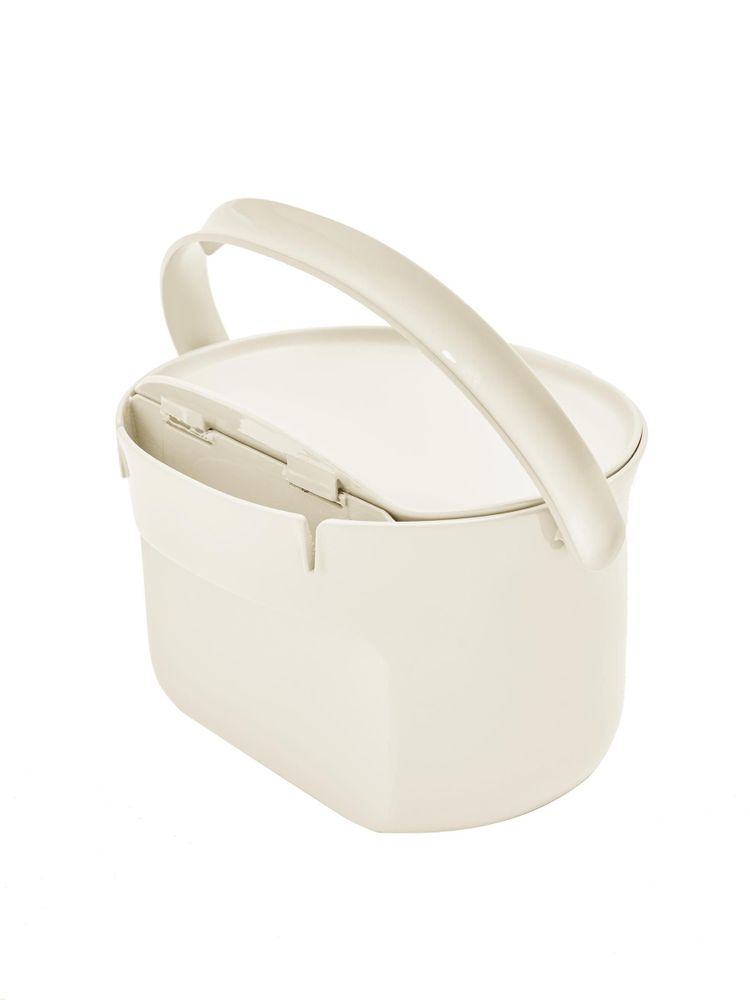 Gifts - Kitchen waste bin - ORGANKO DAILY (cream white) - PLASTIKA SKAZA - EXCEEDING EXPECTATIONS