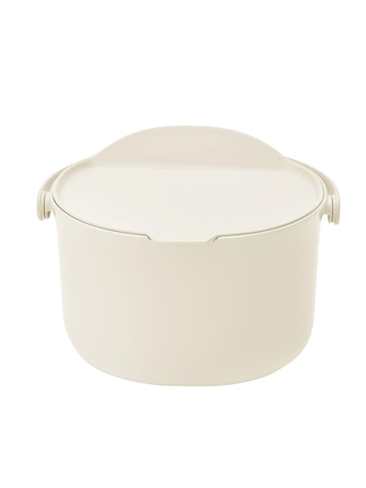 Gifts - Kitchen waste bin - ORGANKO DAILY (cream white) - PLASTIKA SKAZA - EXCEEDING EXPECTATIONS