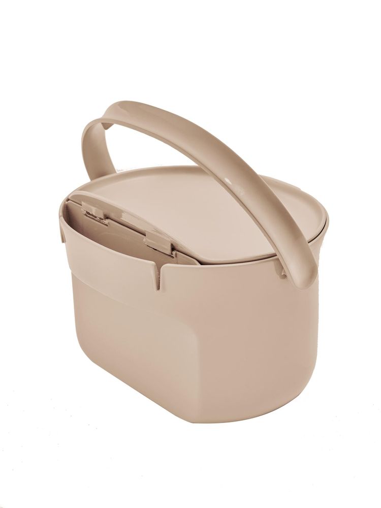 Gifts - Kitchen waste bin - ORGANKO DAILY (cappuccino) - PLASTIKA SKAZA - EXCEEDING EXPECTATIONS
