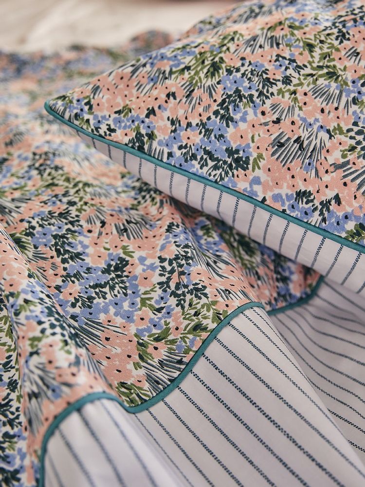 Bed linens - Bosquet - Printed Cotton Percale Bedding Set - ESSIX