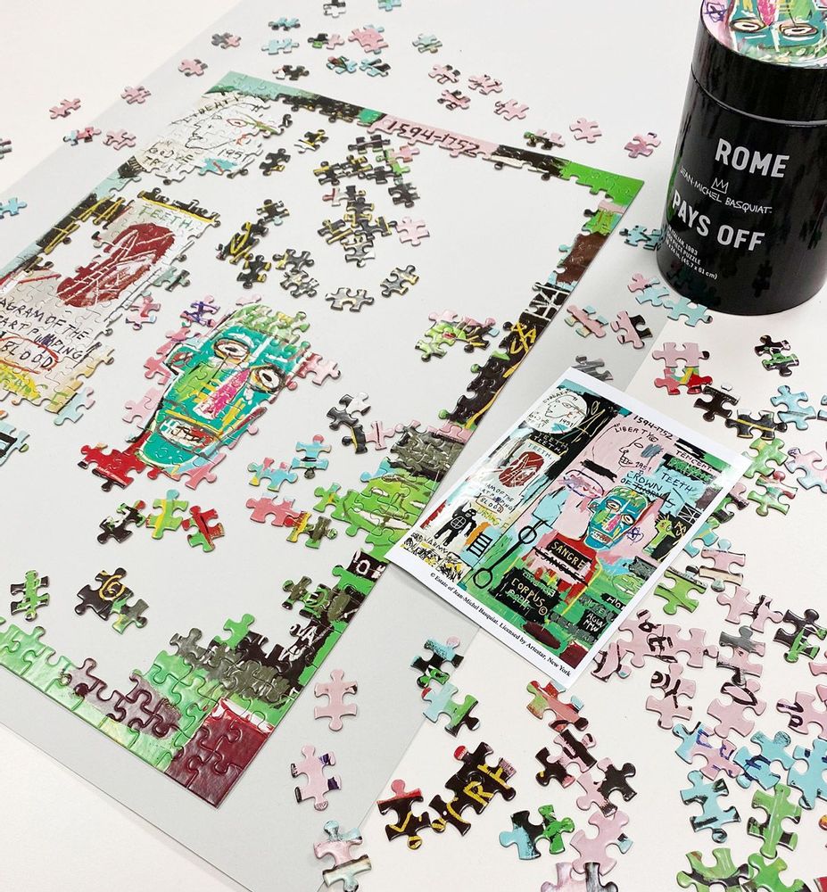 Cadeaux - Jean-Michel Basquiat IN ITALIAN 500-pc. Puzzle - ROME PAYS OFF