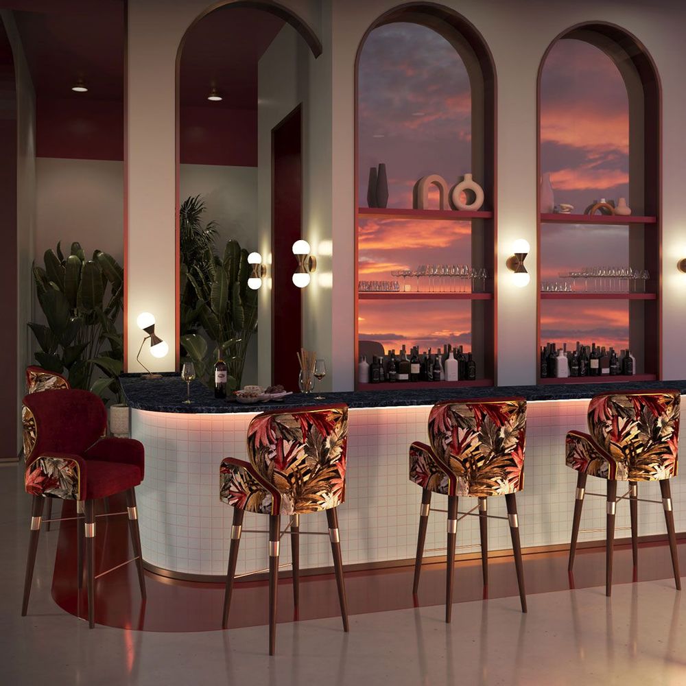 Chairs - Louis I Bar Chair - OTTIU