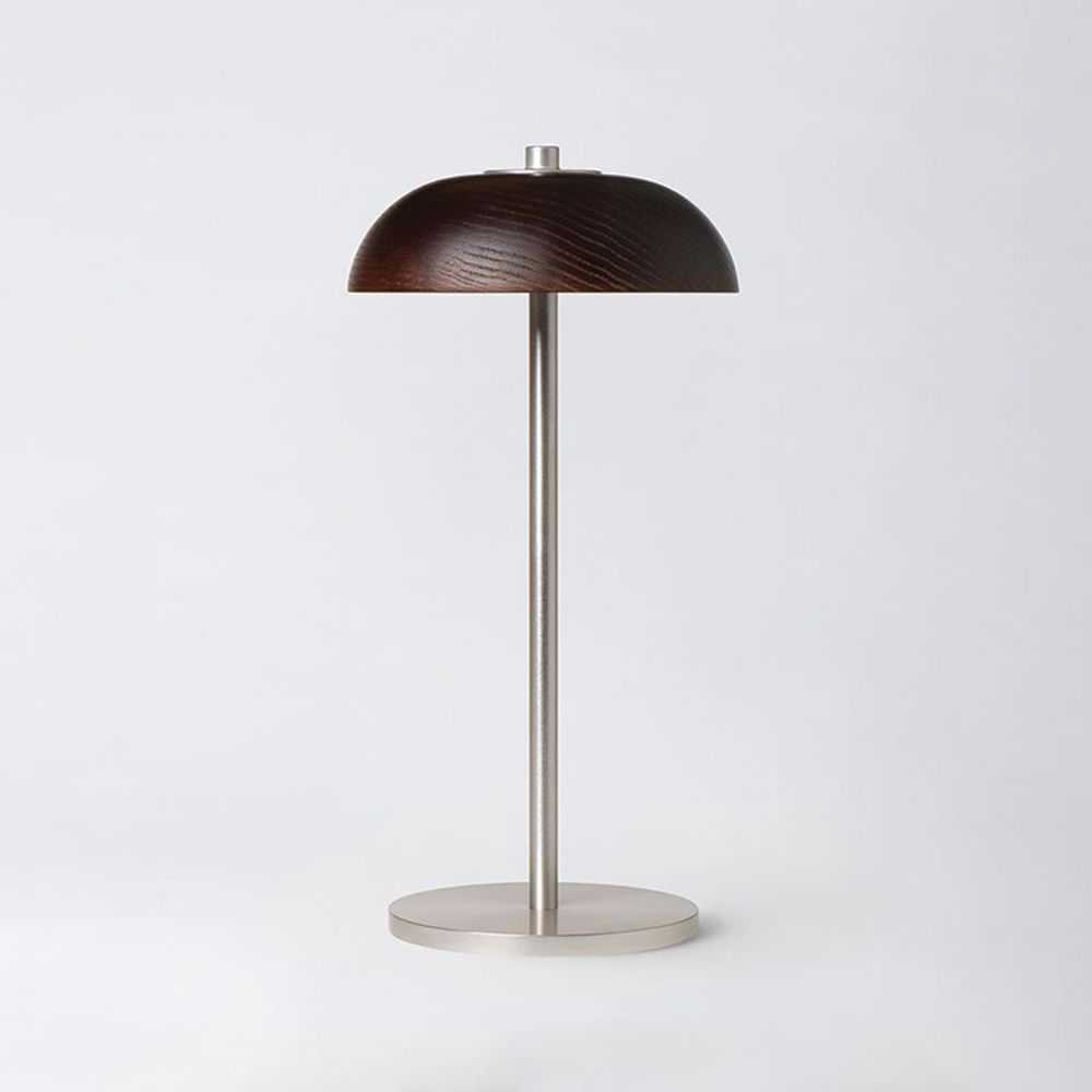 Wireless lamps - Cordless lamp BOLACHA Smoke silver - HISLE